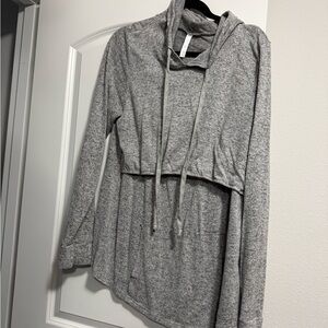 Latched Mama Heather Gray Women's Hoodie